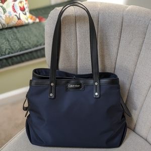 NWOT Calvin Klein Lane triple compartment tote